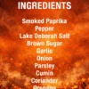 A warm‑spiced, earthy, pepper‑forward rub with smoky paprika, cumin, coriander and a cheeky cayenne kick — perfect for beef, lamb, venison, burgers and veg.