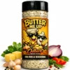 A buttery, garlicky, herb‑warm rub with sweet‑savoury depth and a soft cayenne glow that brings comfort‑food magic to chicken, pork, seafood, vegetables and bread.