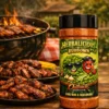 Herbalicious Rubdown is a bright herb‑forward BBQ rub with paprika, oregano and lemon zest. Perfect for chicken, pork, lamb, vegetables, halloumi and seafood.