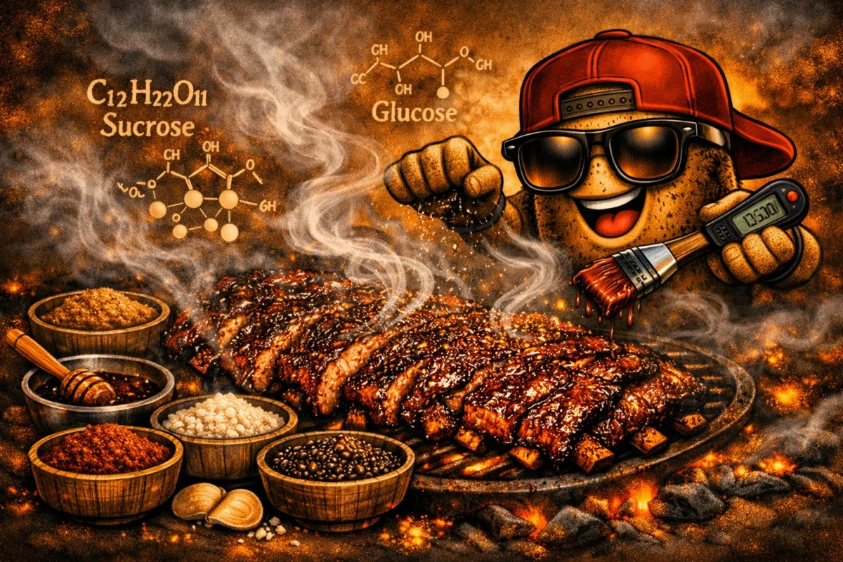 Why Sugar in BBQ Rubs Doesn't Burn