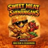Sweet Heat & Shenanigans is a warm, sweet and lightly spicy BBQ rub that turns pork, chicken and veg into instant crowd pleasers. It’s bold, balanced and just naughty enough to keep things interesting.