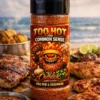 A sweet‑heat, pepper‑forward BBQ rub with a cheeky chilli kick for ribs, wings, seafood and vegetables.