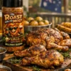 A smoky, herb‑sprinkled, roast‑style BBQ rub that brings warm, homey flavour to chicken, pork and vegetables.