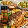 A smoky‑bright chipotle and lime rub with warm heat, citrus lift and savoury backbone that shines on beef, chicken, pork, vegetables and seafood.