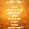 A buttery, garlicky, herb‑warm rub with sweet‑savoury depth and a soft cayenne glow that brings comfort‑food magic to chicken, pork, seafood, vegetables and bread.